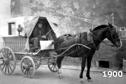 Autocares Vidal en sus inicios año 1900