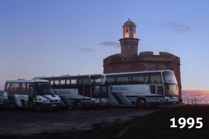 Autocares Vidal, 1995, autocars i minibusos