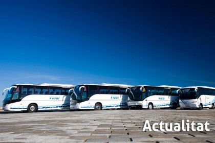 Autocares Vidal, flota actualitat, autocars i minibusos