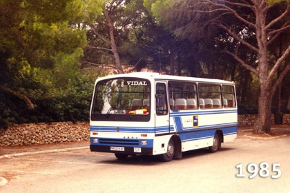 Autocares Vidal, 1985