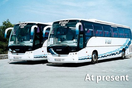 Autocares Vidal, current fleet, coaches and minibuses