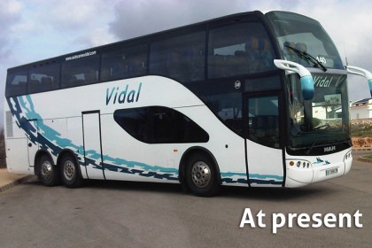 Autocares Vidal, current fleet, coaches and minibuses