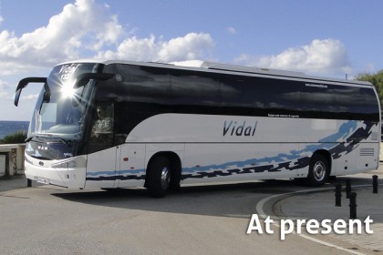Autocares Vidal, current fleet, coaches and minibuses